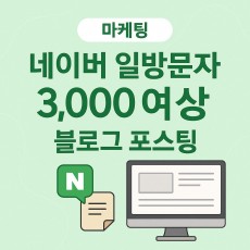 네이버 일방문자 3000명 이상 블로그 포스팅